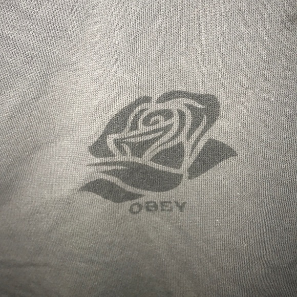 grey obey hoodie - Picture 3 of 5